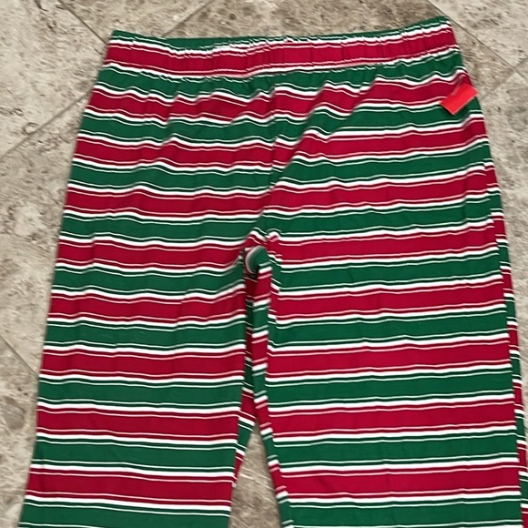 Nutcracker Crushed it Red and Green Stripe Christmas Pajama Set NEW Medium - Picture 9 of 14
